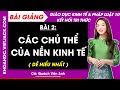 Bài 2. Các chủ thể của nền kinh tế