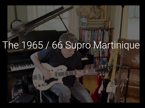 1965 - 1966 Supro Martinique Dual Tone Res-O-Glass Electric Guitar image 23