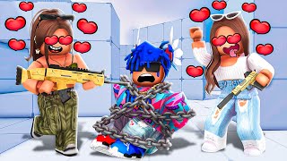 CREEPY GIRLS Try to ONLINE DATE Me... (Roblox Rivals)