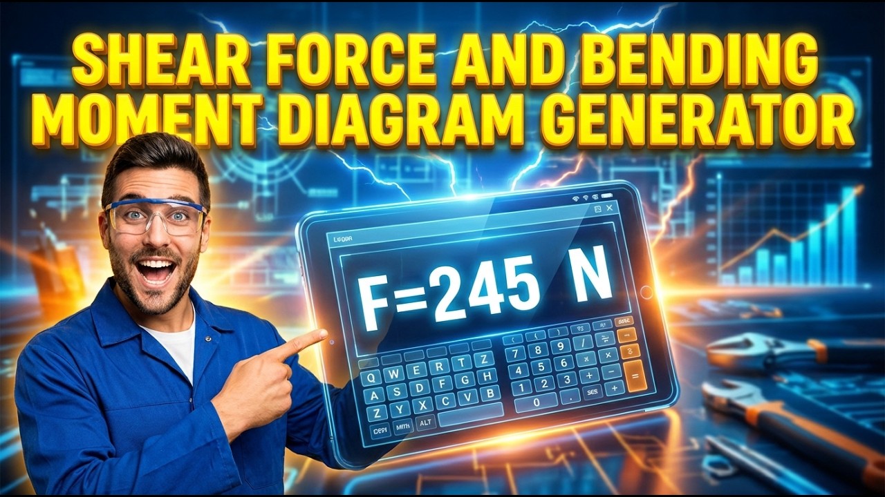 Shear Force and Bending Moment Diagram Generator