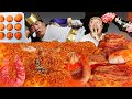 ASMR MUKBANG| 직접 만든 불닭 오징어 버섯 양념치킨 소세지 먹방 & 레시피 FRIED CHICKEN AND FIRE NOO