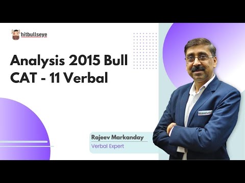 Analysis 2015 Bull CAT - 11 Verbal