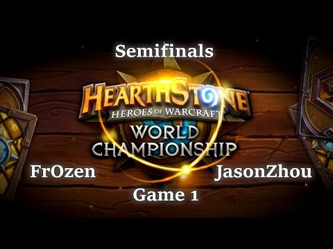 FrOzen vs JasonZhou game 1 | Semifinals | Hearthstone World Championship 2017