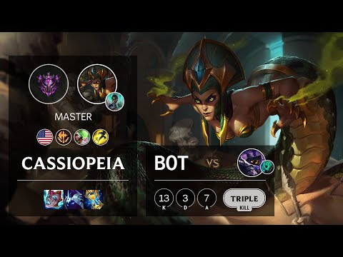 Cassiopeia Bot vs Veigar - NA Master Patch 11.4