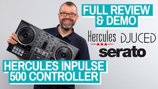 Video thumbnail for Hercules Inpulse 500 Controller Review & Demo - For Serato & DJUCED! by Digital DJ Tips