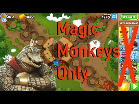Bloons Tower Defence 6 | X - Factor HARD Mode | Magic Monkeys ONLY