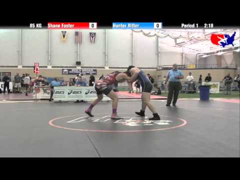 Shane Foster vs. Hunter Ritter at 2013 ASICS FILA Cadet Nationals - GR