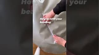 How to refill your beanbag - TRIMM Copenhagen