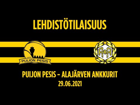 29.06.2021 Lehdistötilaisuus Puijon Pesis - Alajärven Ankkurit