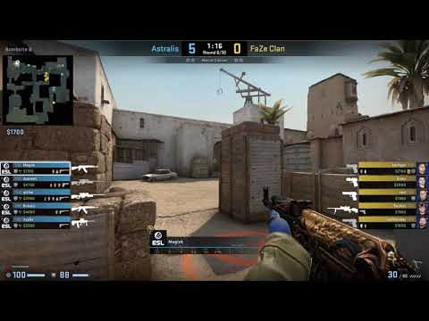 CS:GO POV Demo Astralis Magisk (26/15) vs FaZe (de_dust2)