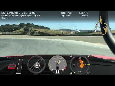 Porsche GT3 991.2 Laguna Seca Hot Lap 5/11/18