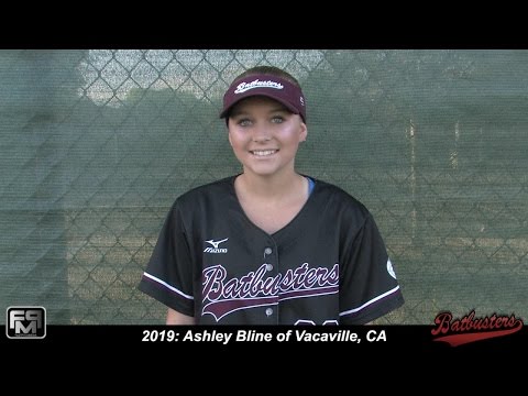 2019 Ashley Bline Catcher and Second Base Softball Skills Video - Batbusters