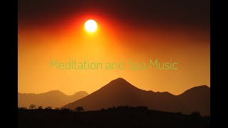 Sun over the Mountain • Meditation background • Soothing sound music #