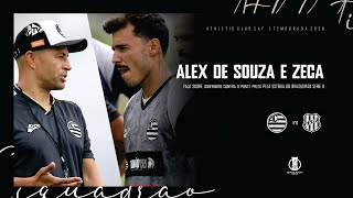 ALEX E ZECA FALAM SOBRE JOGO CONTRA A PONTE PRETA | SÉRIE B 2026