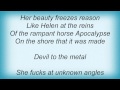 Cradle Of Filth - Devil To The Metal Lyrics 