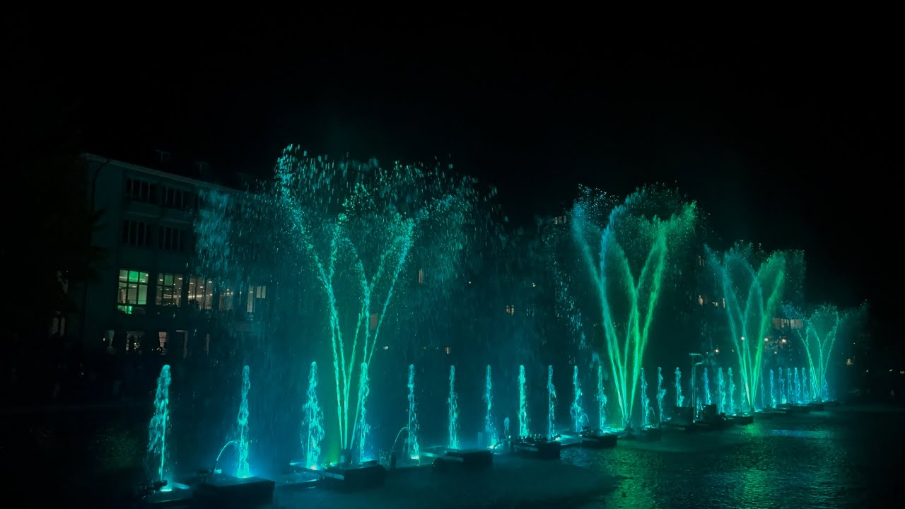 Witness the enchanting spectacle of Wasserzauber show.