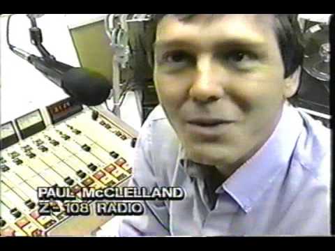 McClelland's Video Curiosities-Paul McClelland WPEZ Z108 Free money lottery May 1991