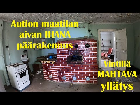 Urbex Aution Maatilan todella SIEVÄ päärakennus, jossa vintillä MAHTAVA yllätys