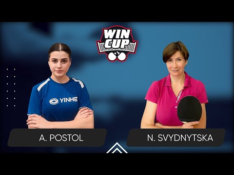 13:15 Anastasiia Postol - Nataliia Svydnytska West 2 WIN CUP 07.05.2024 | TABLE TENNIS WINCUP