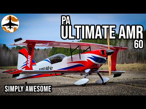 The BEST Flying 3D Biplane - Precision Aerobatics Ultimate AMR 60 v2