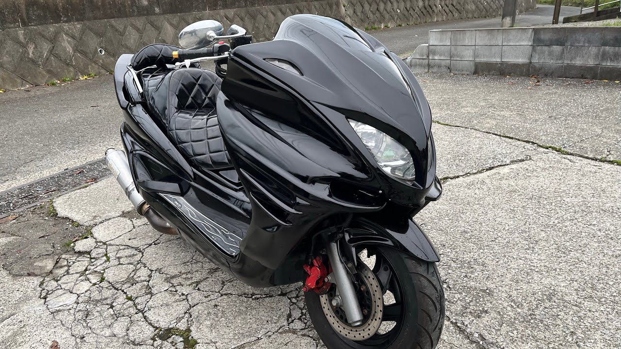 【売約済み】90,000円 マジェスティC250黒　フルカスタム