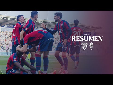 Resumen: Huesca 3-2 Sporting de Gijón | 30 marzo | Jornada 33