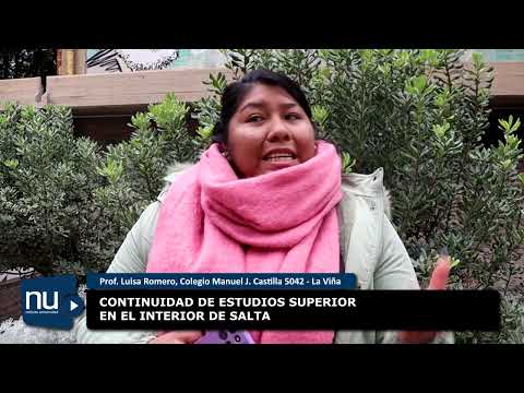 Estudiantes secundarios de La Viña visitaron la UNSa para realizar un recorrido guiado