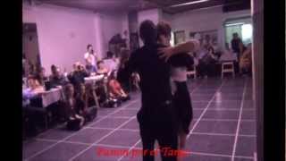 GRETA HEKIER y FLAQUI FIGUEROA bailando la milonga CAMPO AFUERA  en FLOREAL MILONGA