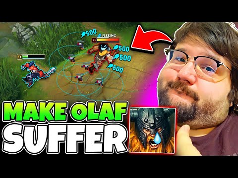 I MADE THIS OLAF PLAYER HATE HIS LIFE! (HILARIOUS AP SHACO BAITS)
