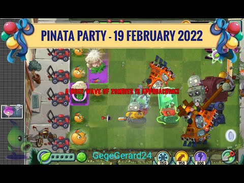 Plants vs. Zombies 2 - Pinata Party  - 19 Feb 2022