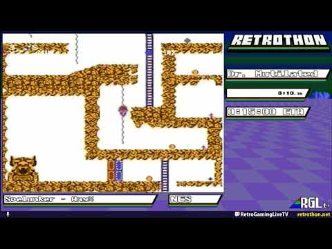 RGLtv Retrothon 2019.  Spelunker (Any%).  DrMutilated