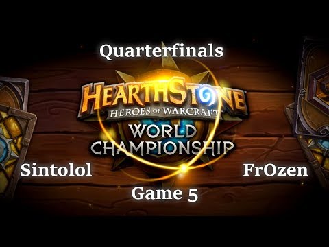 Sintolol vs Fr0zen game 5 | Quarterfinals | Hearthstone World Championship 2017