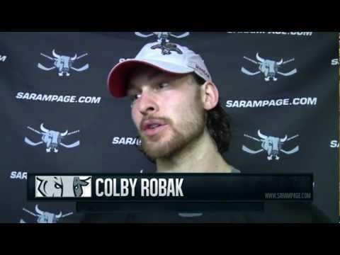 10-14-12 Postgame: Colby Robak