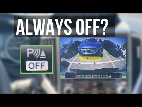 Subaru Parking Assist Off and RAB (Reverse Automatic Braking) On