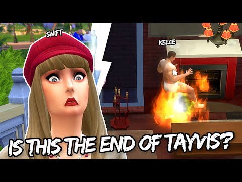 Travis Kelce Catches ON FIRE in Front of Taylor Swift (Pt. 22) | Sims 4 Gameplay
