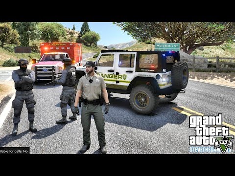 GTA 5 MODS LSPDFR 0.4.4 #3 - PARK RANGER PATROL!!! (GTA 5 REAL LIFE PC MOD)