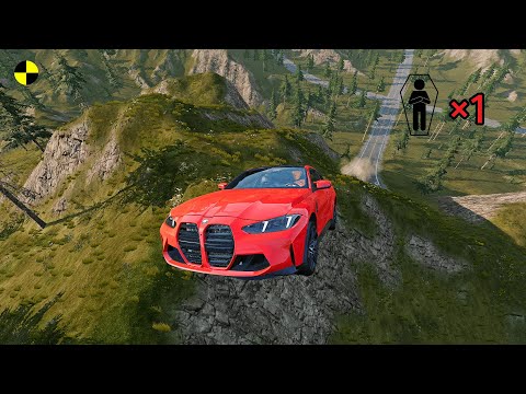 Realistic High-Speed Car Crashes in BeamNG.drive #54 | Ultra Detailed Crash Compilation