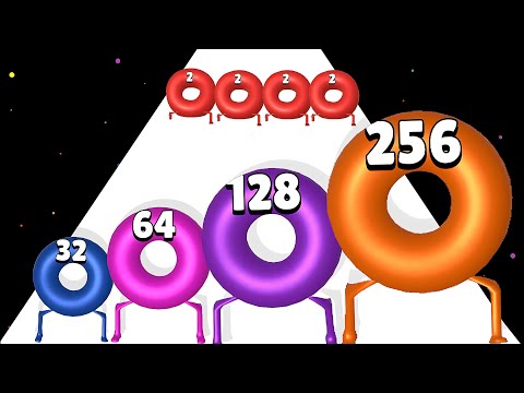 Merge 2048 Block Puzzle game : Drop Number ( ASMR GAMEPLAY )