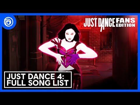 Just Dance 4: Full Song List