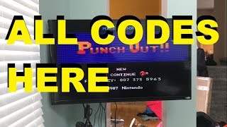 codes For Mike Tyson'S Punch Out Nintendo Nes