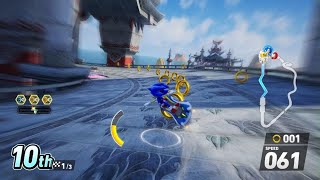 This proves Sonic over Mario Kart