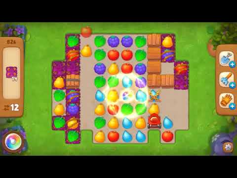 Gardenscapes level 826   how to win easily