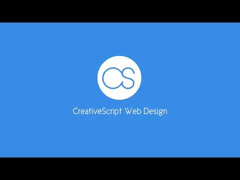CreativeScript Web Design video.