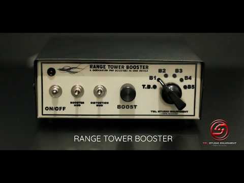 Range Tower 6 germanium treble middle  full freq booster guitar pedal rangemaster pio capacitors nos image 7