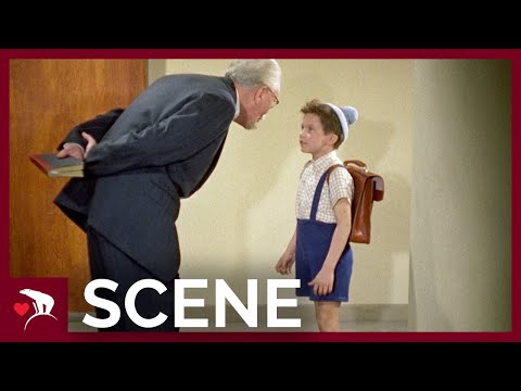 Far til fire i byen (1956) - Pers første skoledag