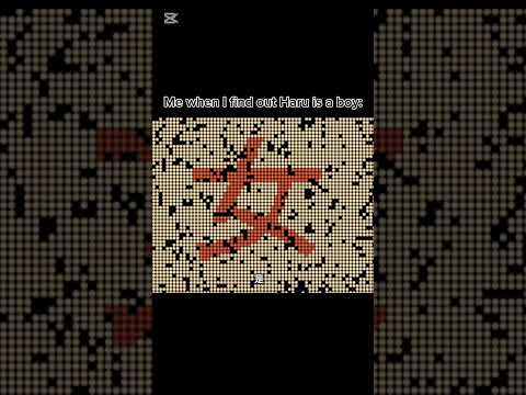 When I find out ‎⁨@painterharu⁩  is a boy be like: