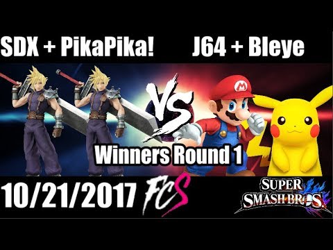 FCS - SDX+PikaPika! Vs. J64+Bleye - Winners Round 1