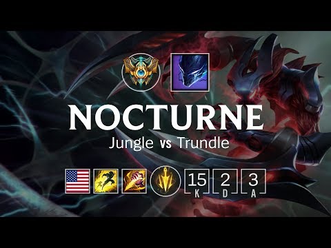 Nocturne Jungle vs Trundle - NA Challenger Patch 8.17