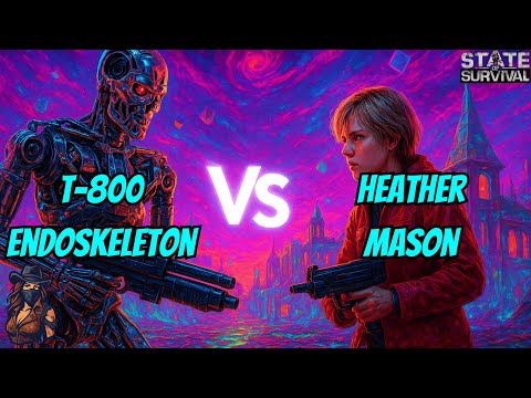 Special Operative Heather Mason vs T-800 (Endoskeleton) | State of Survival