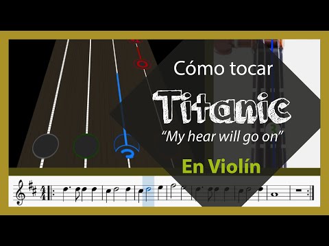 Cómo tocar el tema de Titanic en Violin | Play along